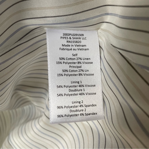 Veronica Beard Diego Dickey Jacket Linen Blend Size 8 - Picture 8 of 9